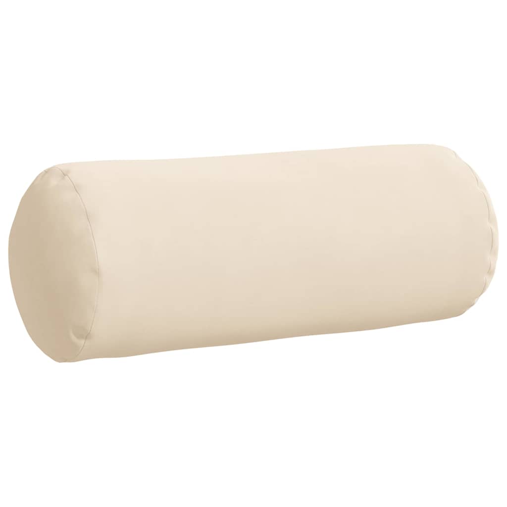 Cuscini a rullo 2 pcs Beige Ø 15 x 40 cm Tessuto in Microfibra 42014302