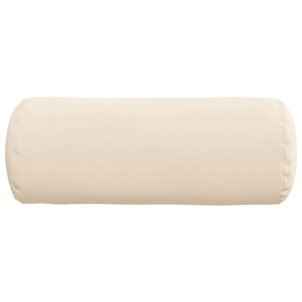 Cuscini a rullo 2 pcs Beige Ø 15 x 40 cm Tessuto in Microfibra 42014302