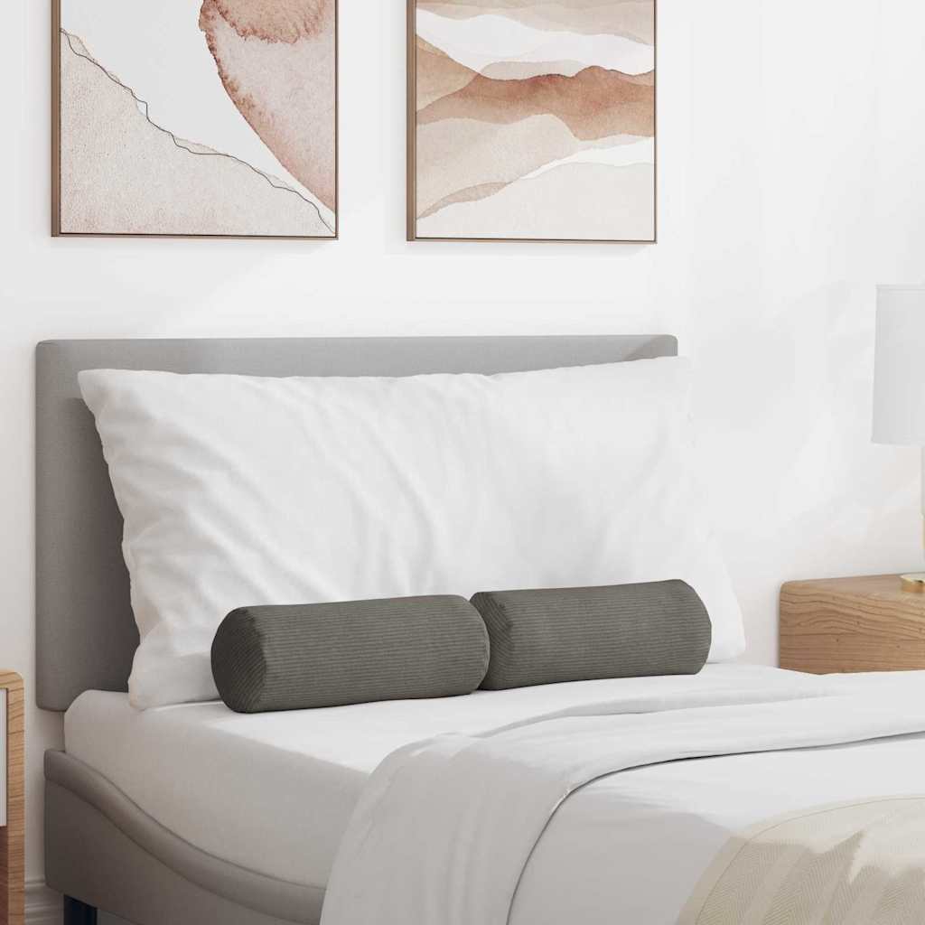 Cuscini a rullo 2 pcs Grigio chiaro Ø 15 x 40 cm 42014303