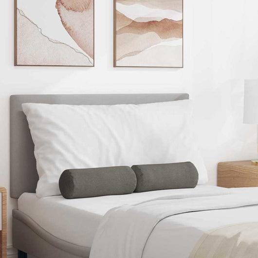 Cuscini a rullo 2 pcs Grigio chiaro Ø 15 x 40 cm 42014303