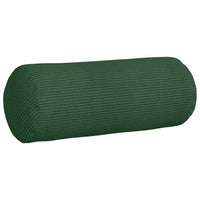 Cuscini a rullo 2 pcs Verde Scuro Ø 15 x 40 cm Tessuto in Cords 42014308