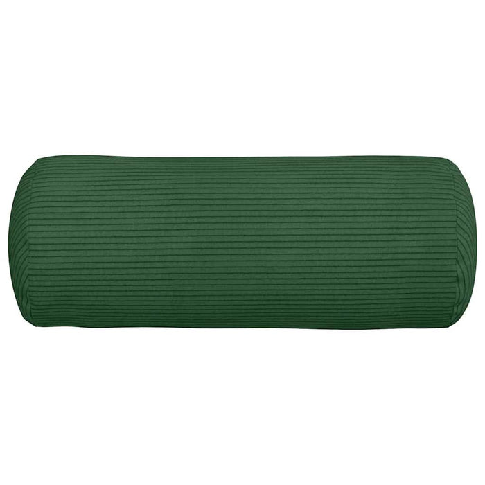 Cuscini a rullo 2 pcs Verde Scuro Ø 15 x 40 cm Tessuto in Cords 42014308