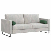 Cuscini a rullo 2 pcs Verde Scuro Ø 15 x 40 cm Tessuto in Cords 42014308