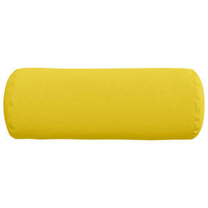 Cuscini a rullo 2 pcs Giallo Chiaro Ø 25 x 70 cm Tessuto 42014320