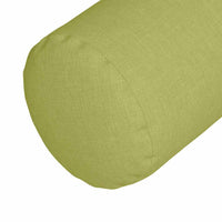 Cuscini a rullo 2 pcs Verde chiaro Ø 25 x 70 cm Tessuto 42014321