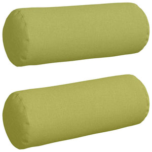 Cuscini a rullo 2 pcs Verde chiaro Ø 25 x 70 cm Tessuto 42014321
