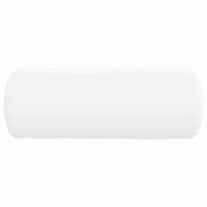 Cuscini a rullo 2 pcs Bianco Ø 25 x 70 cm Tessuto 42014322