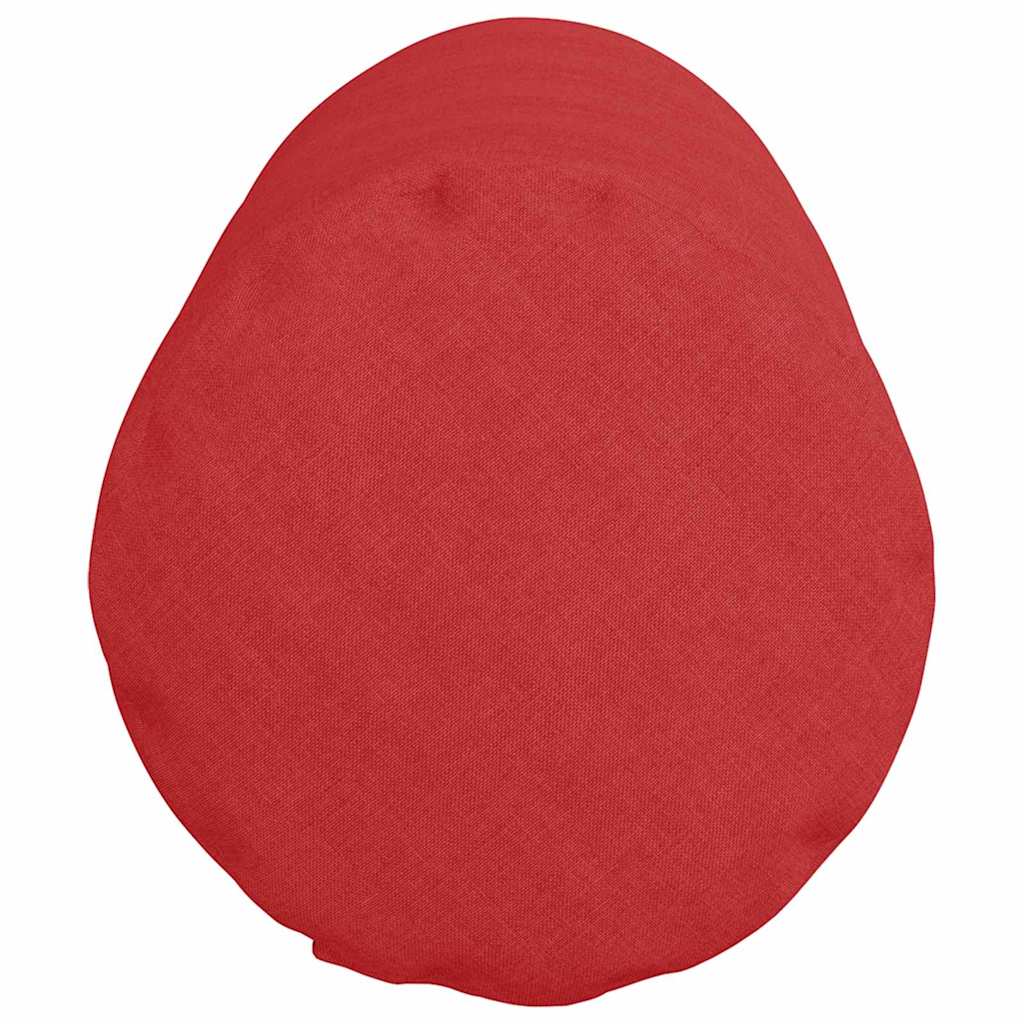 Cuscini a rullo 2 pcs Rosso Ø 25 x 70 cm Tessuto 42014323