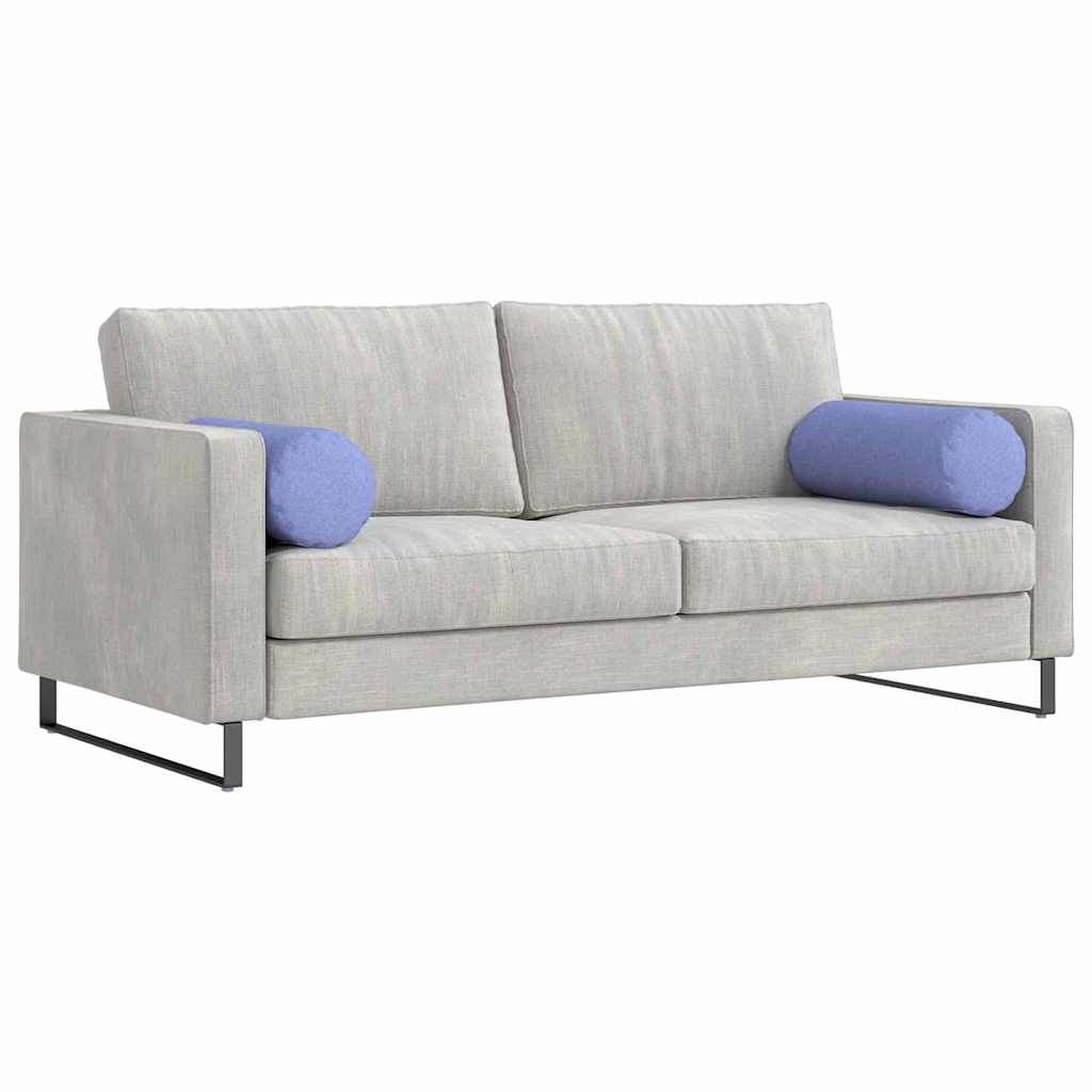 Cuscini a rullo 2 pcs Blu jeans Ø 25 x 70 cm Tessuto 42014325