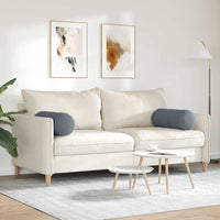 Cuscini a rullo 2 pcs Grigio scuro Ø 25 x 70 cm 42014329