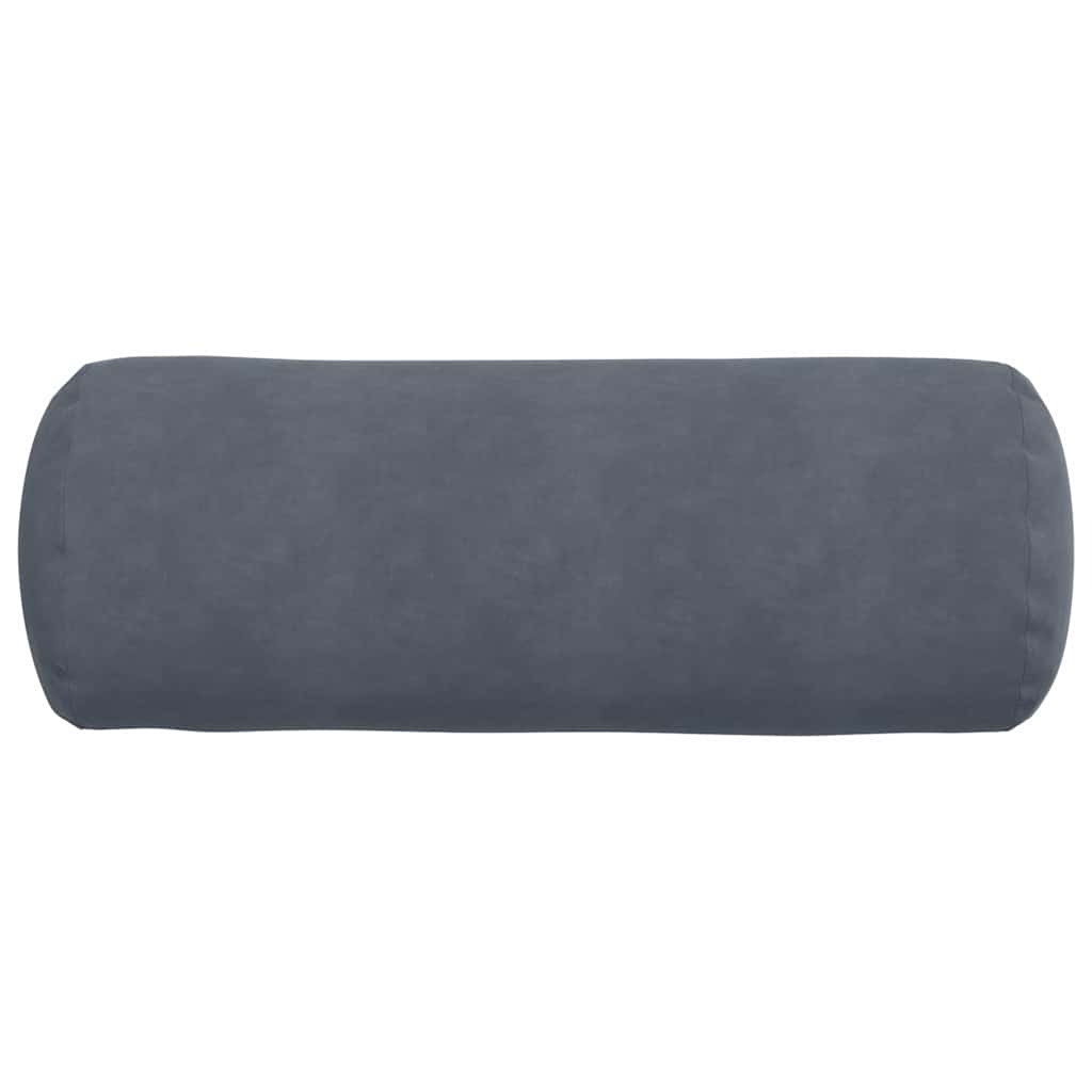 Cuscini a rullo 2 pcs Grigio scuro Ø 25 x 70 cm 42014329