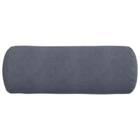 Cuscini a rullo 2 pcs Grigio scuro Ø 25 x 70 cm 42014329