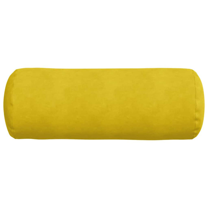 Cuscini a rullo 2 pcs Giallo Ø 25 x 70 cm Tessuto in Cords 42014335