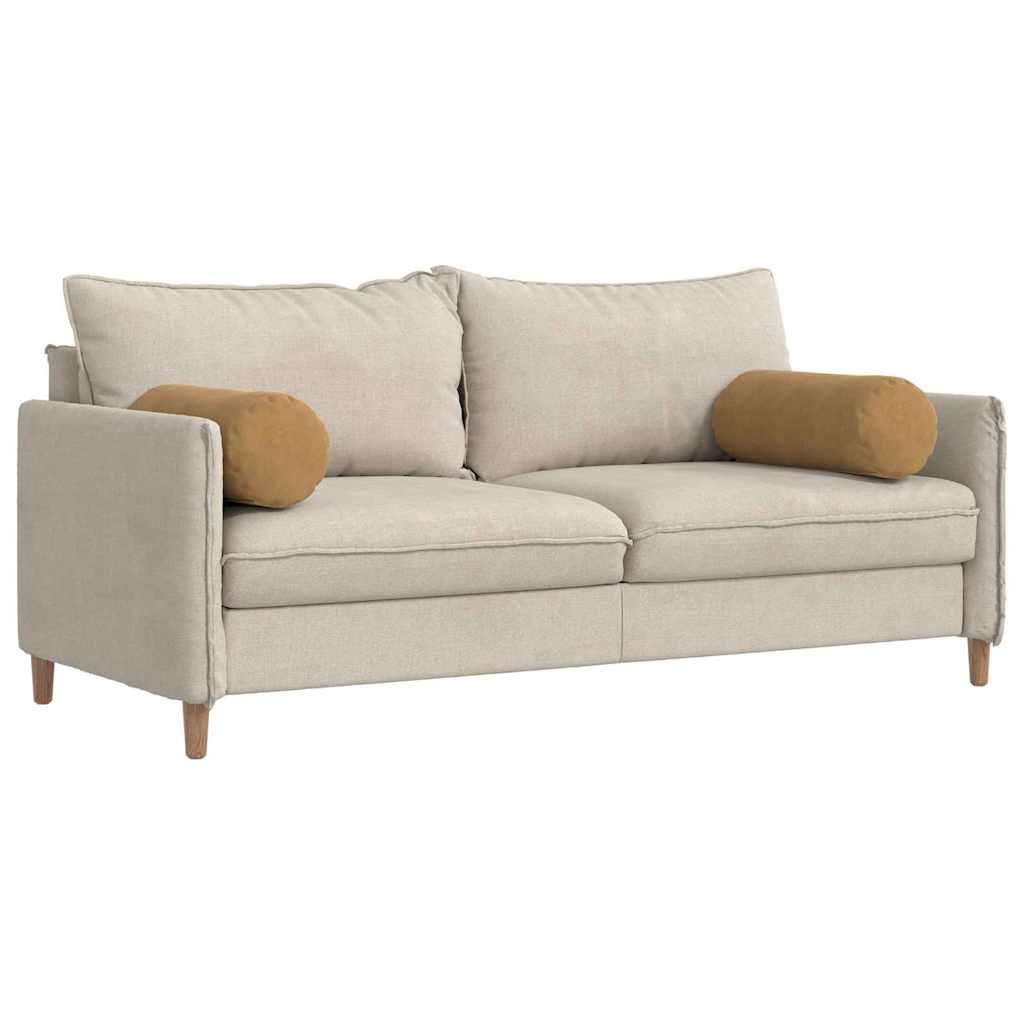 Cuscini a rullo 2 pcs Marrone Ø 25 x 70 cm Tessuto in Cords 42014336