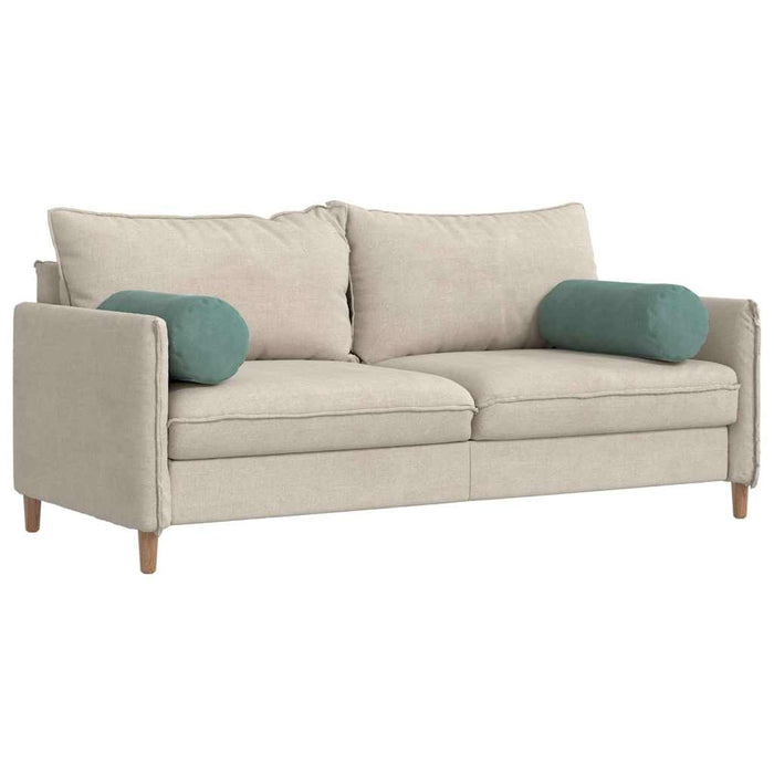 Cuscini a rullo 2 pcs Verde Mare Ø 25 x 70 cm Tessuto in Cords 42014338