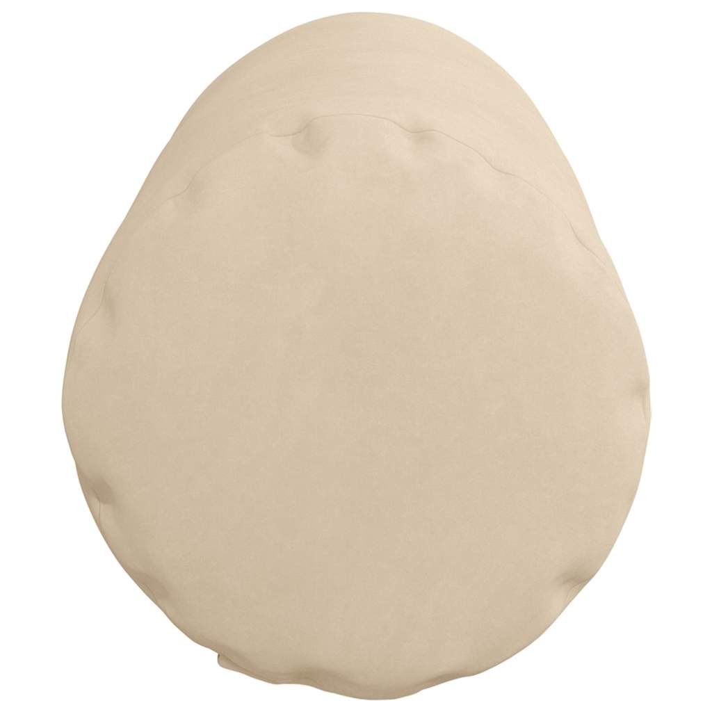 Cuscini a rullo 2 pcs Crema Ø 25 x 70 cm Tessuto in Microfibra 42014344