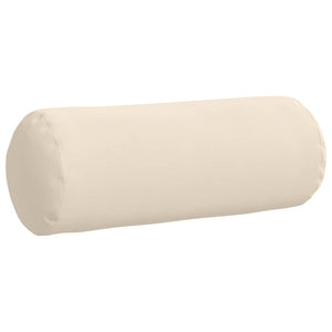 Cuscini a rullo 2 pcs Beige Ø 25 x 70 cm Tessuto in Microfibra 42014345