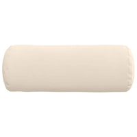 Cuscini a rullo 2 pcs Beige Ø 25 x 70 cm Tessuto in Microfibra 42014345