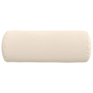 Cuscini a rullo 2 pcs Beige Ø 25 x 70 cm Tessuto in Microfibra 42014345