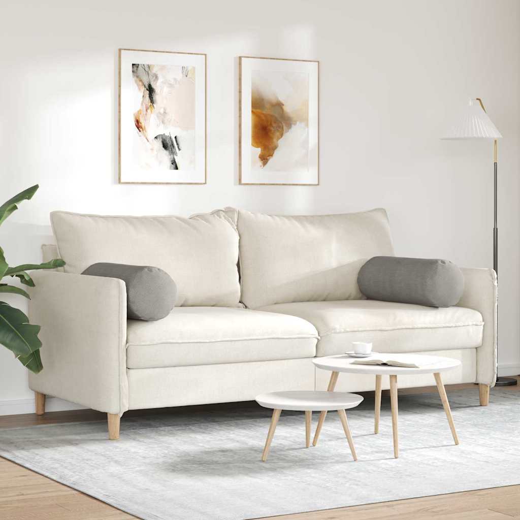 Cuscini a rullo 2 pcs Grigio chiaro Ø 25 x 70 cm 42014346