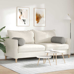 Cuscini a rullo 2 pcs Grigio chiaro Ø 25 x 70 cm 42014346