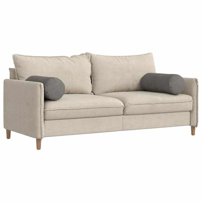 Cuscini a rullo 2 pcs Grigio chiaro Ø 25 x 70 cm 42014346