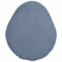 Cuscini a rullo 2 pcs Blu Ø 25 x 70 cm Tessuto in Cords 42014349