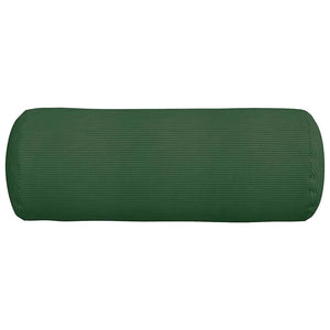 Cuscini a rullo 2 pcs Verde Scuro Ø 25 x 70 cm Tessuto in Cords 42014351