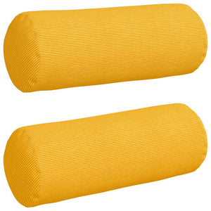 Cuscini a rullo 2 pcs Giallo Chiaro Ø 25 x 70 cm 42014352