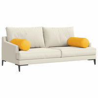 Cuscini a rullo 2 pcs Giallo Chiaro Ø 25 x 70 cm 42014352