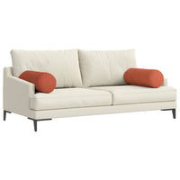 Cuscini a rullo 2 pcs Rosso Arancio Ø 25 x 70 cm 42014353