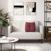 Cuscino per Schiena Rosso Vino 45 x 24 x 50 cm Tessuto 42014357