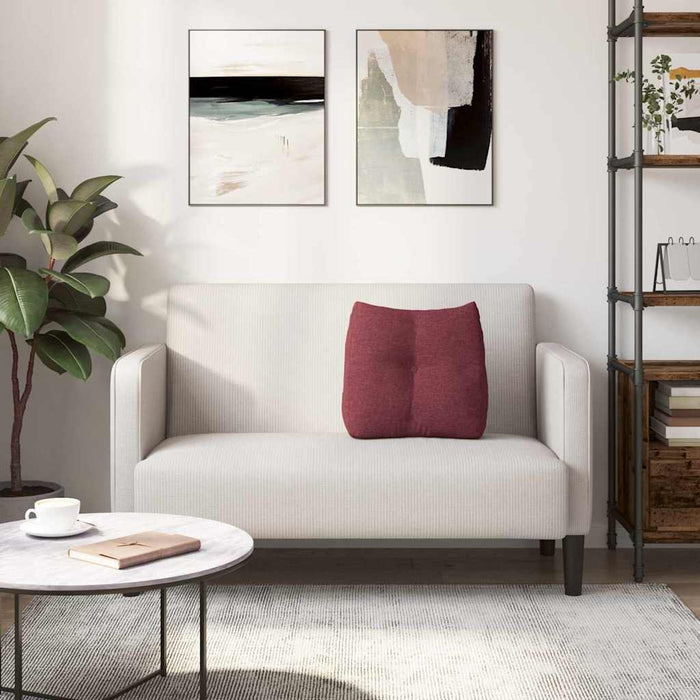 Cuscino per Schiena Rosso Vino 45 x 24 x 50 cm Tessuto 42014357