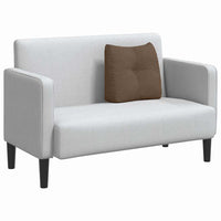 Cuscino per Schiena Marrone 45 x 24 x 50 cm Tessuto 42014358