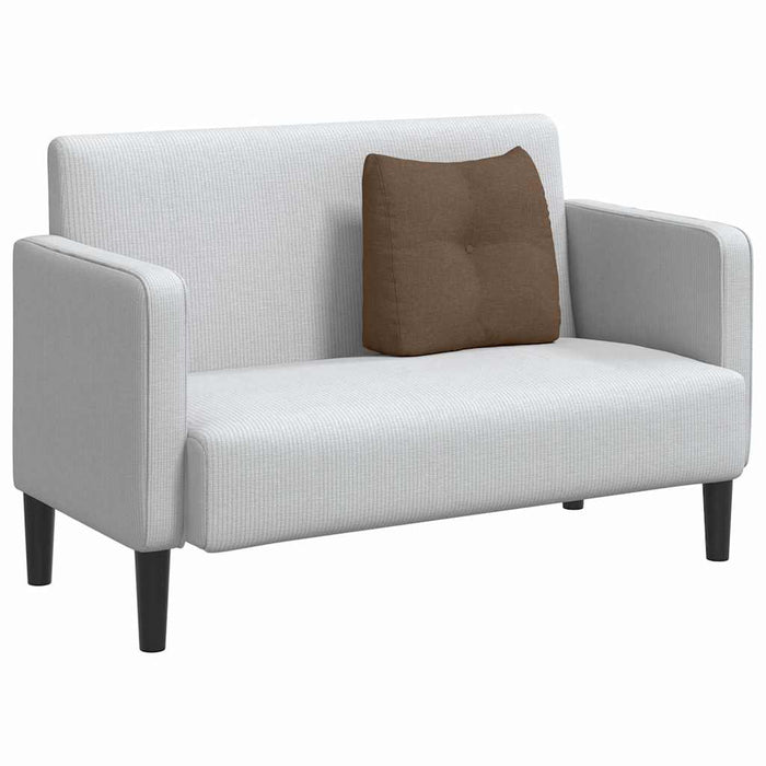 Cuscino per Schiena Marrone 45 x 24 x 50 cm Tessuto 42014358