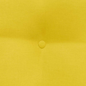 Cuscino per Schiena Giallo Chiaro 45 x 24 x 50 cm Tessuto 42014363