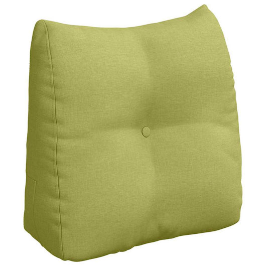 Cuscino per Schiena Verde chiaro 45 x 24 x 50 cm Tessuto 42014364