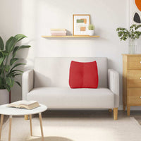 Cuscino per Schiena Rosso 45 x 24 x 50 cm Tessuto 42014366