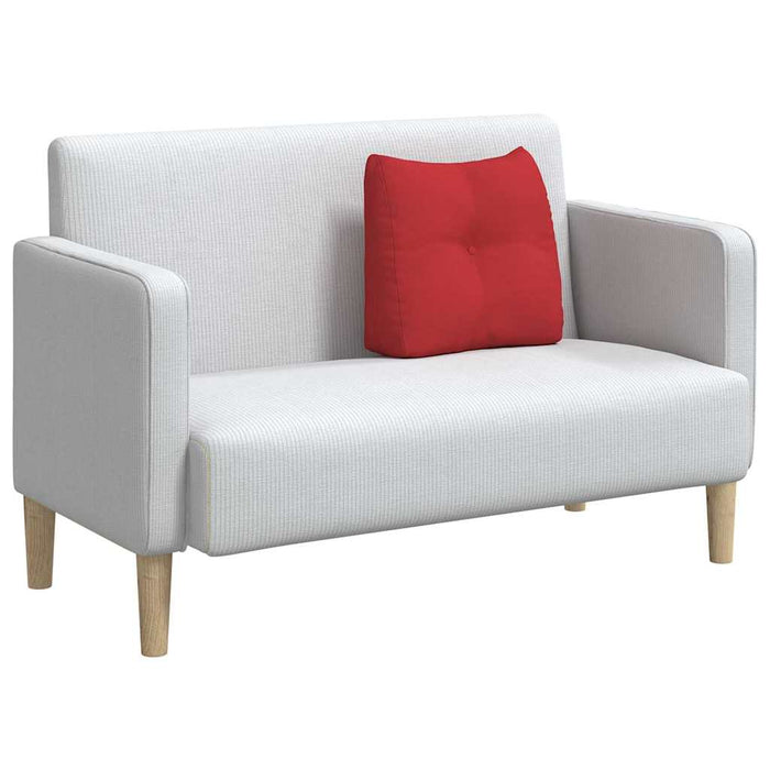 Cuscino per Schiena Rosso 45 x 24 x 50 cm Tessuto 42014366