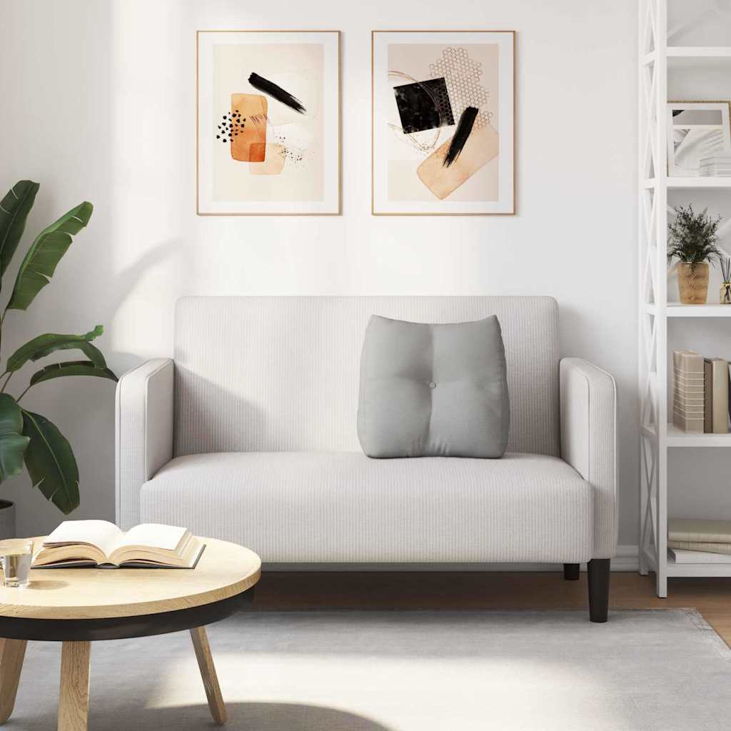 Cuscino per Schiena Grigio Nuvola 45 x 24 x 50 cm Tessuto 42014367