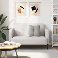 Cuscino per Schiena Grigio Nuvola 45 x 24 x 50 cm Tessuto 42014367