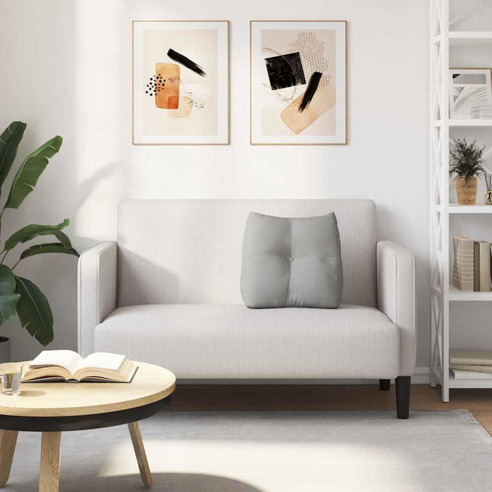 Cuscino per Schiena Grigio Nuvola 45 x 24 x 50 cm Tessuto 42014367