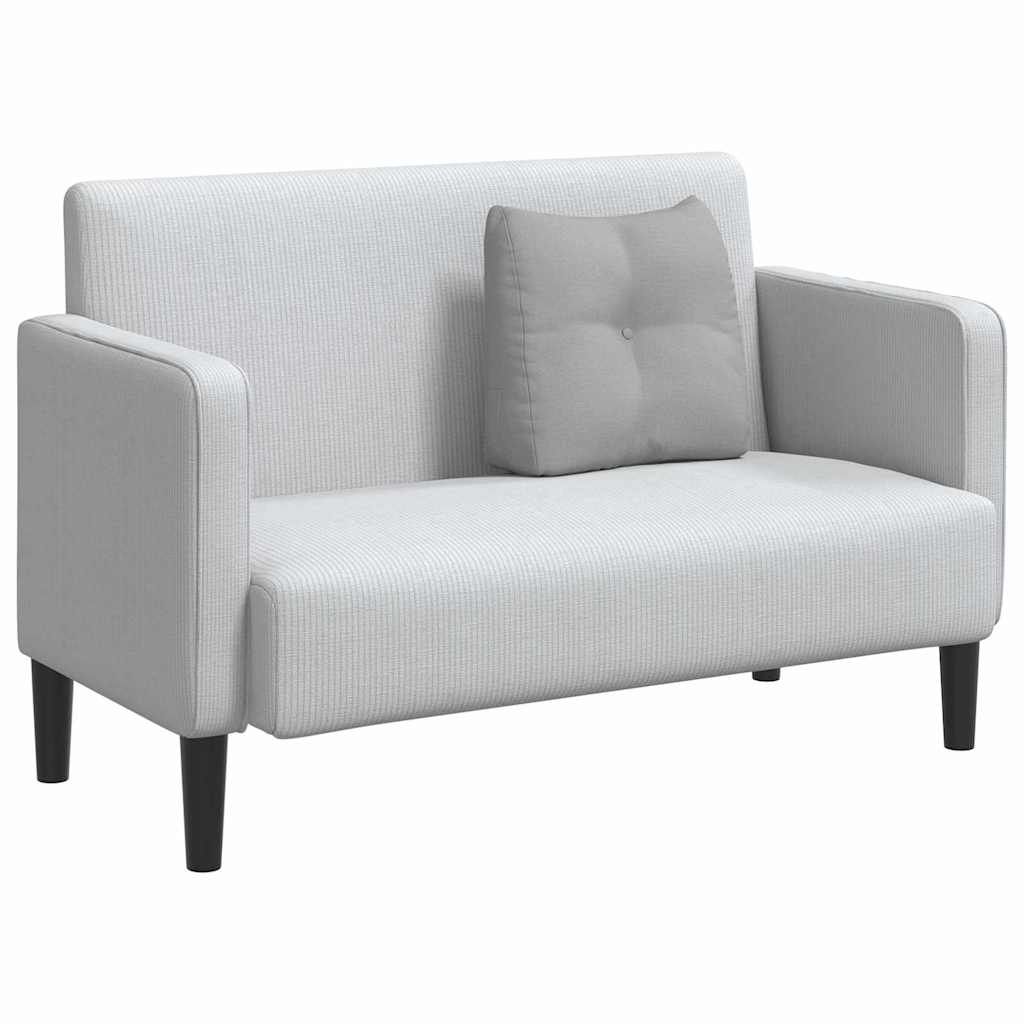 Cuscino per Schiena Grigio Nuvola 45 x 24 x 50 cm Tessuto 42014367