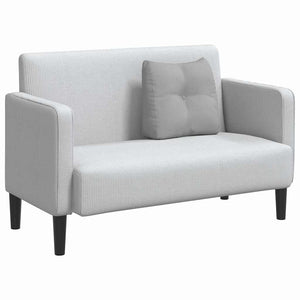 Cuscino per Schiena Grigio Nuvola 45 x 24 x 50 cm Tessuto 42014367