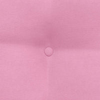 Cuscino per Schiena Rosa 45 x 24 x 50 cm Tessuto 42014369