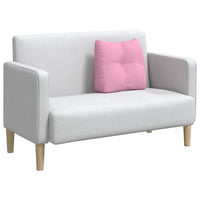 Cuscino per Schiena Rosa 45 x 24 x 50 cm Tessuto 42014369