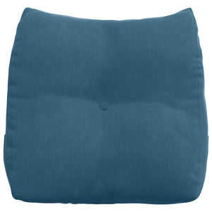 Cuscino per Schiena Blu 45 x 24 x 50 cm Velluto 42014370