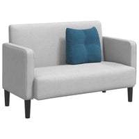 Cuscino per Schiena Blu 45 x 24 x 50 cm Velluto 42014370