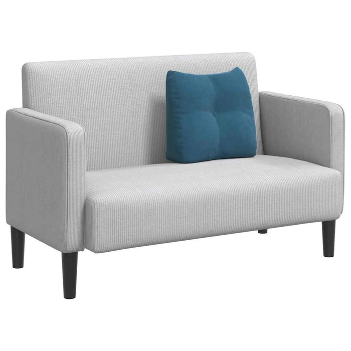 Cuscino per Schiena Blu 45 x 24 x 50 cm Velluto 42014370