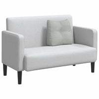 Cuscino per Schiena Grigio chiaro 45 x 24 x 50 cm Velluto 42014371